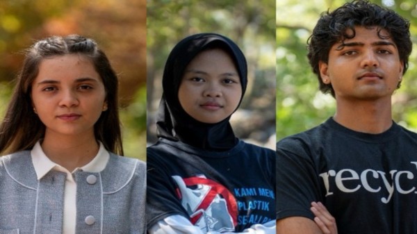The three finalists competing for the International Children’s Peace Prize 20205.
