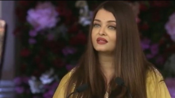 Aishwarya Rai lauds Narendra Modi at the centenary celebration.