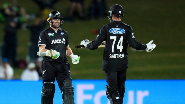New Zealand beat West Indies by five wickets in second ODI.