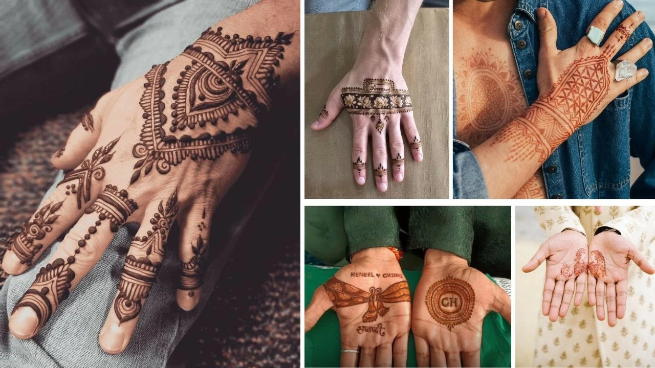 Trending mehendi styles for modern grooms