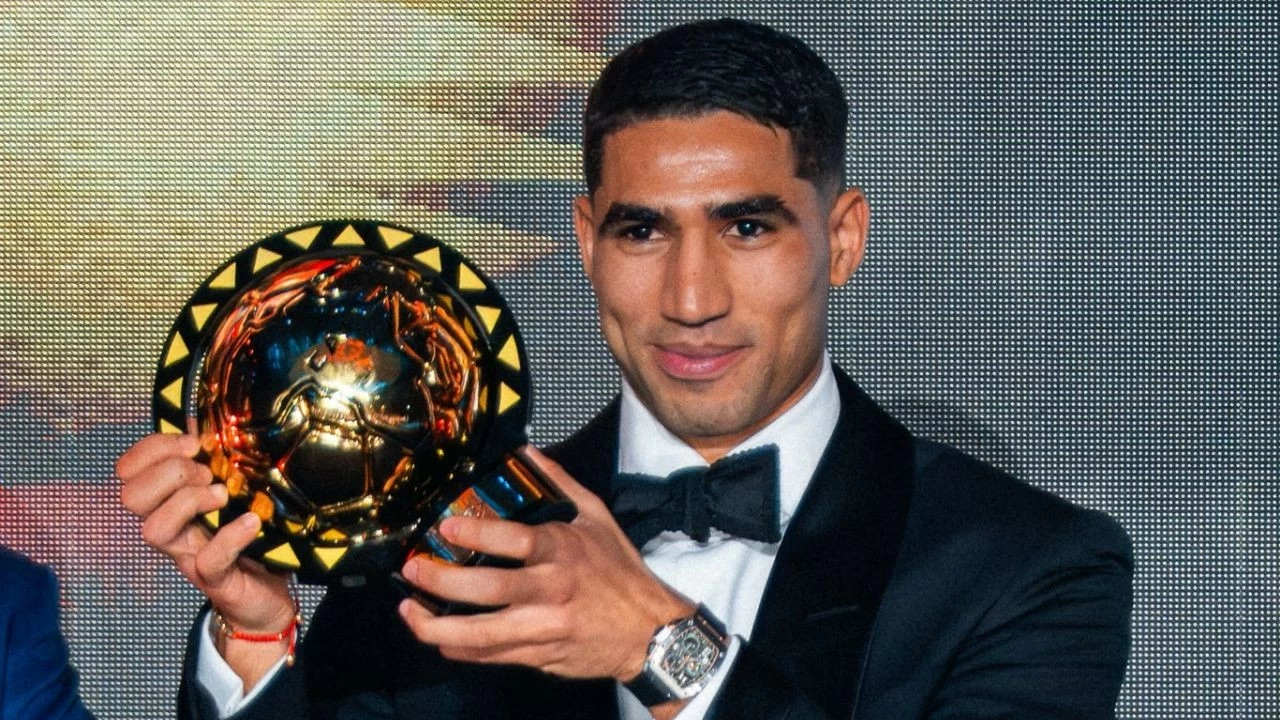 PSG and Morocco defender Achraf Hakimi crowned African Footballer of the Year.