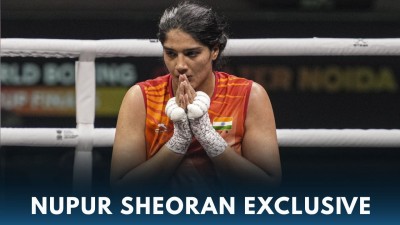 Nupur Sheoran wins gold medal at the World Boxing Cup 2025