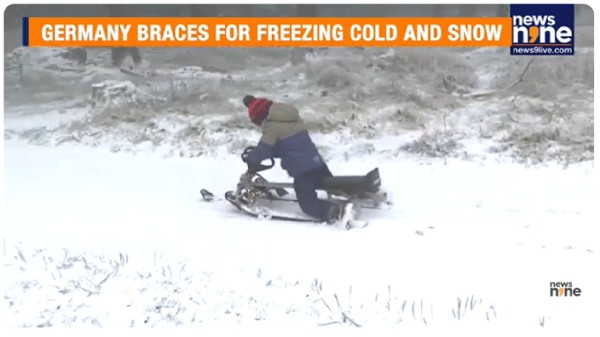 Germany Embraces First Snowfall as Icy Polar Air Grips the Nation
