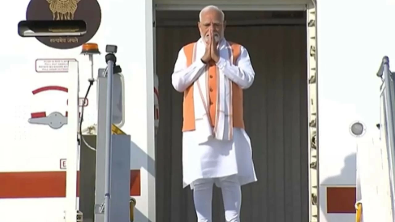 PM Narendra Modi emplanes for South Africa where he will be attending the G20 Summit 