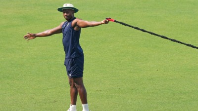 Kagiso Rabada sustained the injury during a training session ahead of the Kolkata Test