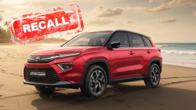 Toyota Hyryder recall 2025 faulty fuel gauge issue hits 11529 SUVs check VIN now