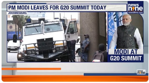PM Modi Arrives In South Africa For 20th G20 Summit, Focus On Global South & Development