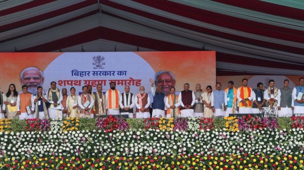 Nitish Kumar now heads a 26-member council of ministers