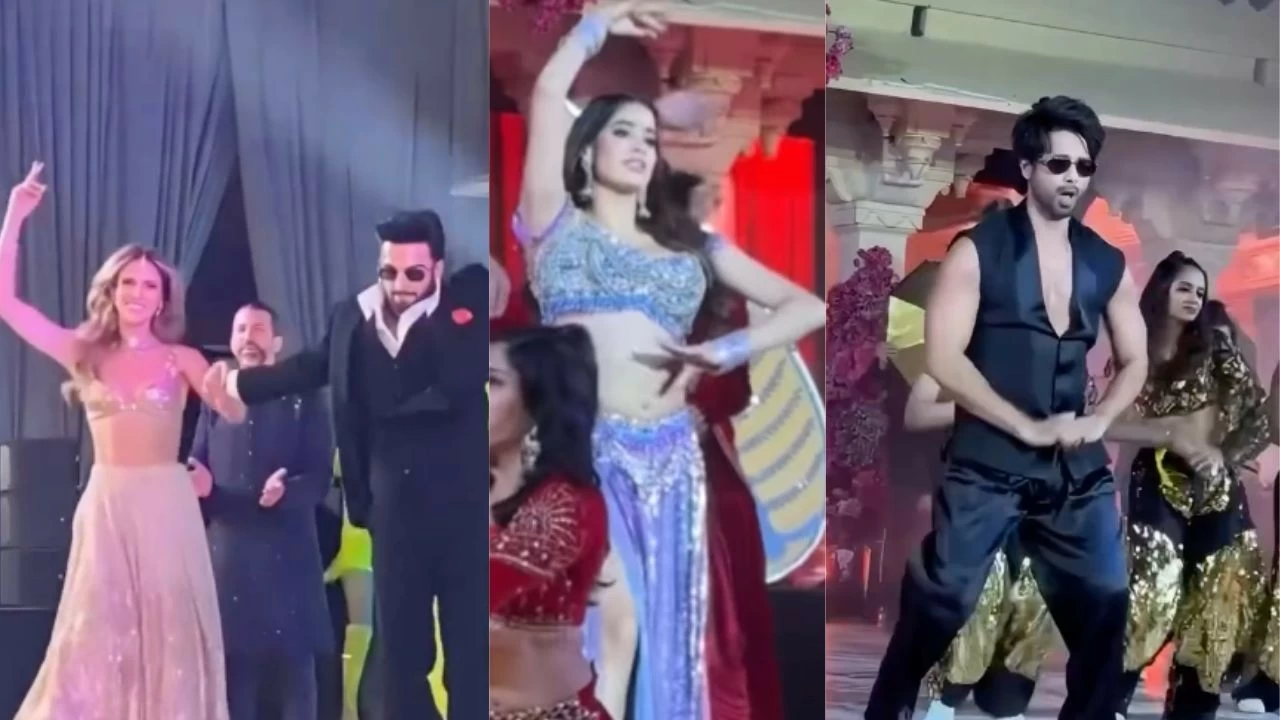 Ranveer, Shahid, Janhvi and more deliver jaw-dropping performances at billionaire heiress’s star-studded sangeet