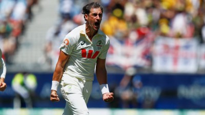 Mitchell Starc scalped 10 wickets in the first Ashes Test against England.