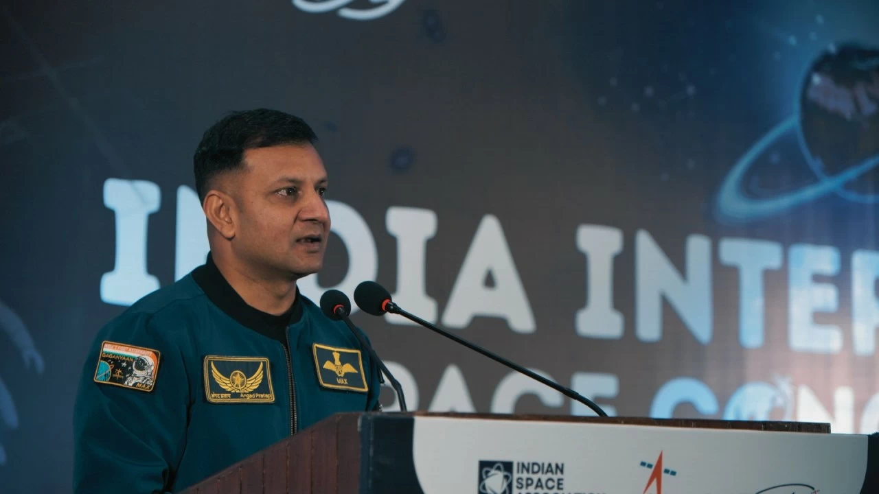 Gaganyatri Angad Pratap at IISC 2025. 