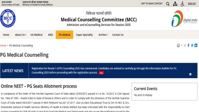 NEET PG 2025 counselling
