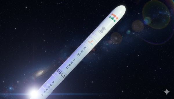 Illustration of ISRO&#039;s Soorya Launcher. 