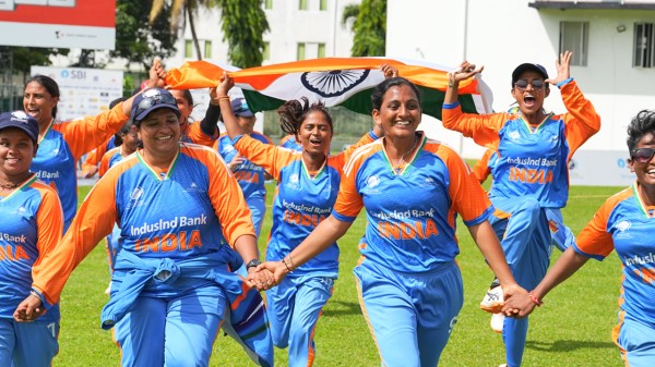 The Indian blind women's team scripted history by lifting their maiden T20 World Cup title.