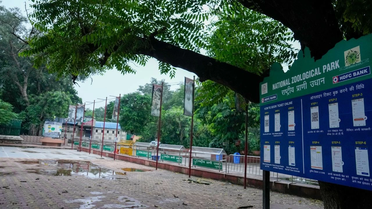 A view of the National Zoological Park in New Delhi 