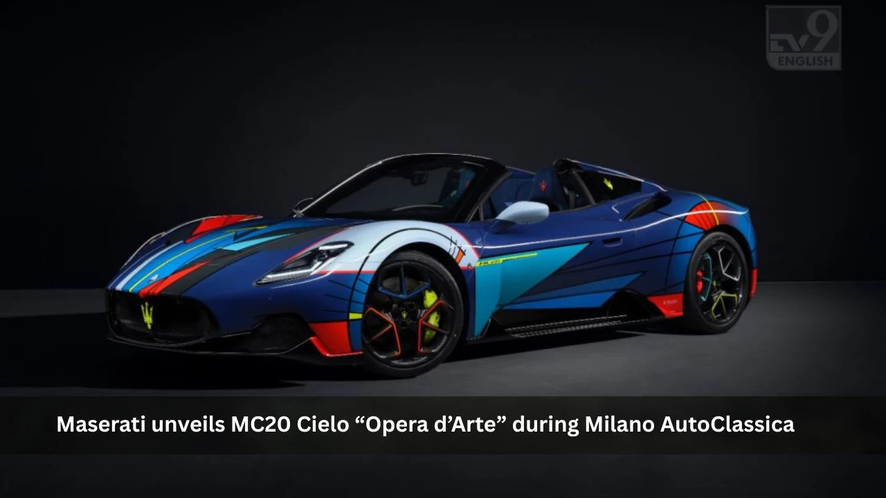Maserati unveils MC20 Cielo “Opera d’Arte” during Milano AutoClassica