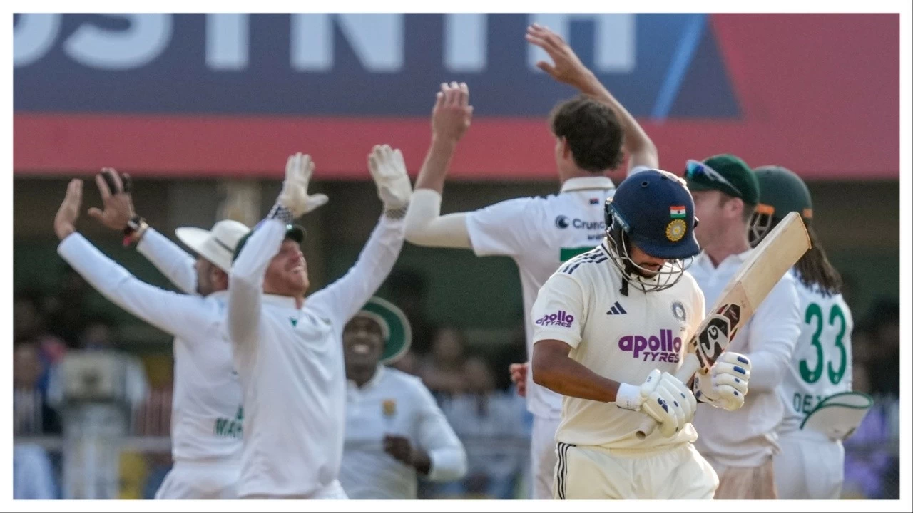 Kuldeep Yadav walks off the ground after being dismissed in Guwahati on Monday.