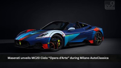 Maserati unveils MC20 Cielo “Opera d’Arte” during Milano AutoClassica