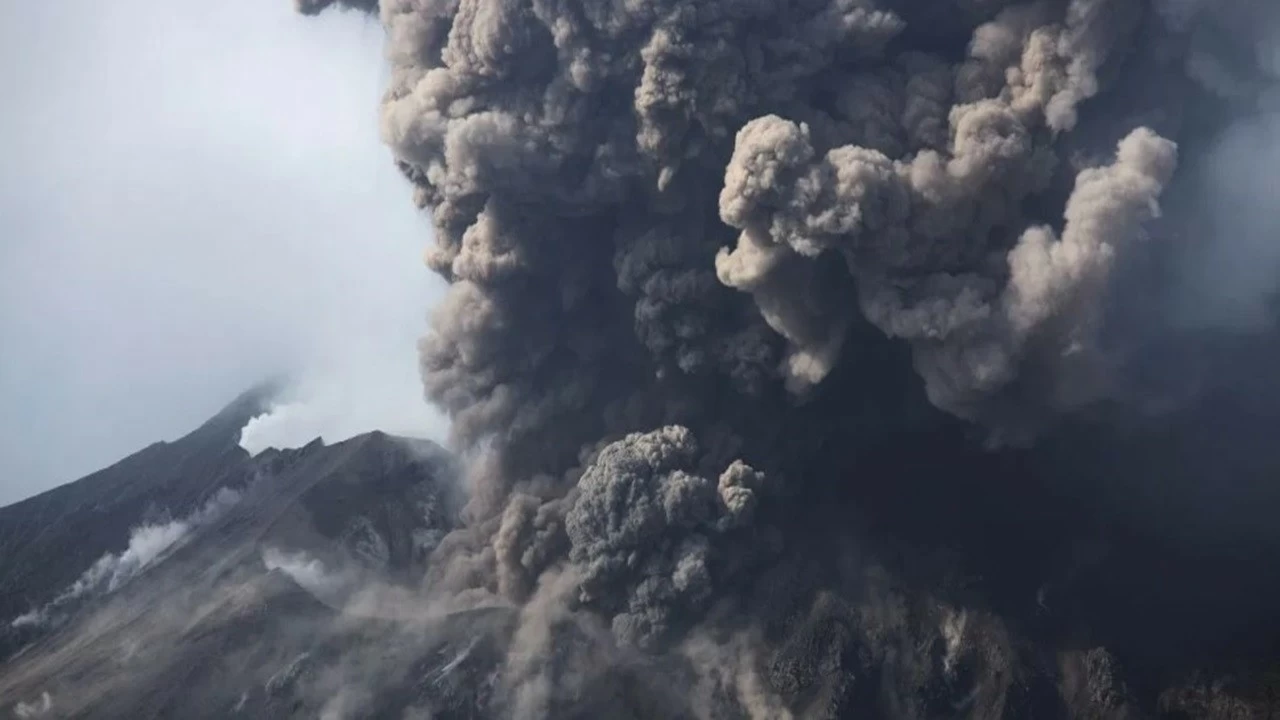 The ash was from Hayli Gubbi volcano, which erupted on Sunday, after nearly 12,000 years.