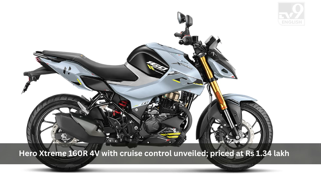 Hero Xtreme 160R 4V with cruise control unveiled; priced at Rs 1.34 lakh