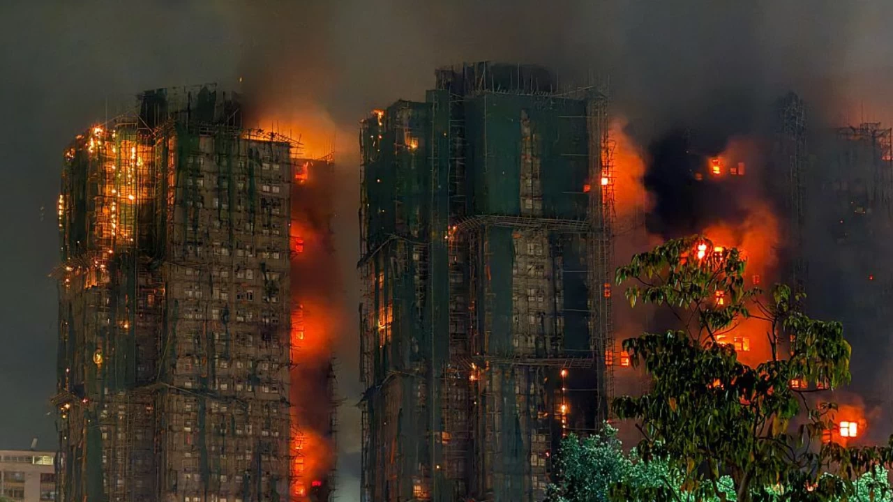 Since maintenance work was going on, the windows were closed, making many people unaware of the fire outside. Neighbours called them about the fire and then they started to move out. The authorities have launched a probe into the incident. (Photo credit: Getty Images)