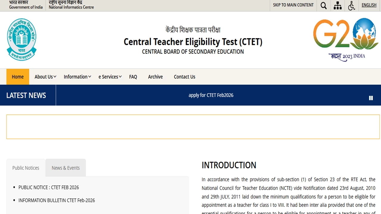 CTET 2026 exam