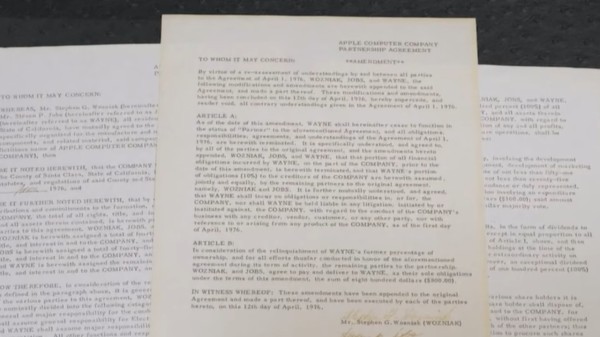 The rare item captures Apple’s earliest days and marks one of the most valuable pieces of tech history to hit the auction market.