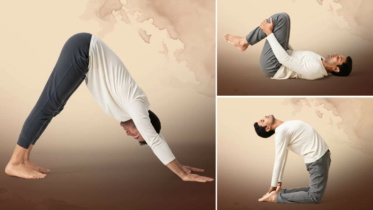 Best yoga poses for hair strength and shine