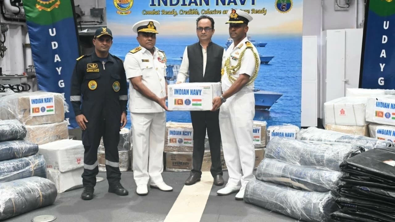 India’s first indigenous aircraft carrier, INS Vikrant, will assist with flood rescue operations in Sri Lanka.
