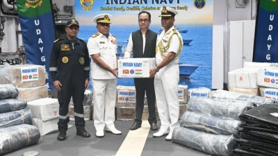 India’s first indigenous aircraft carrier, INS Vikrant, will assist with flood rescue operations in Sri Lanka.