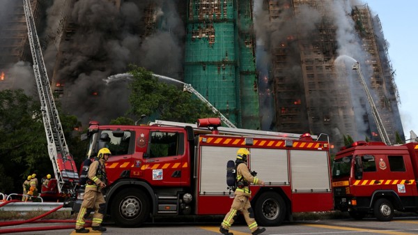 The fire broke out at ang Fuk Court