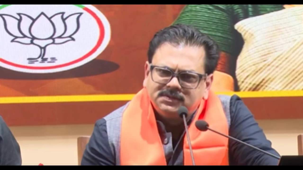 Rajesh Gupta slammed AAP after joining the BJP. (Photo credit: Screengrab)