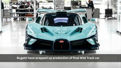 Bugatti have wrapped up production of final W16 Track car