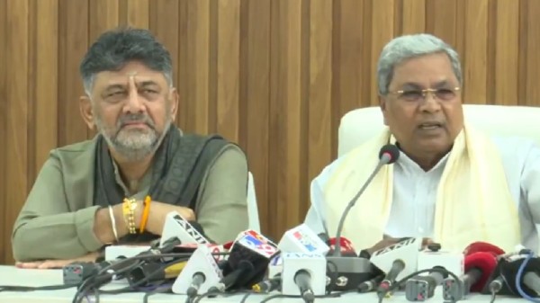 Karnataka Chief Minister Siddaramaiah and his deputy DK Shivakumar held a joint press conference after breakfast meet