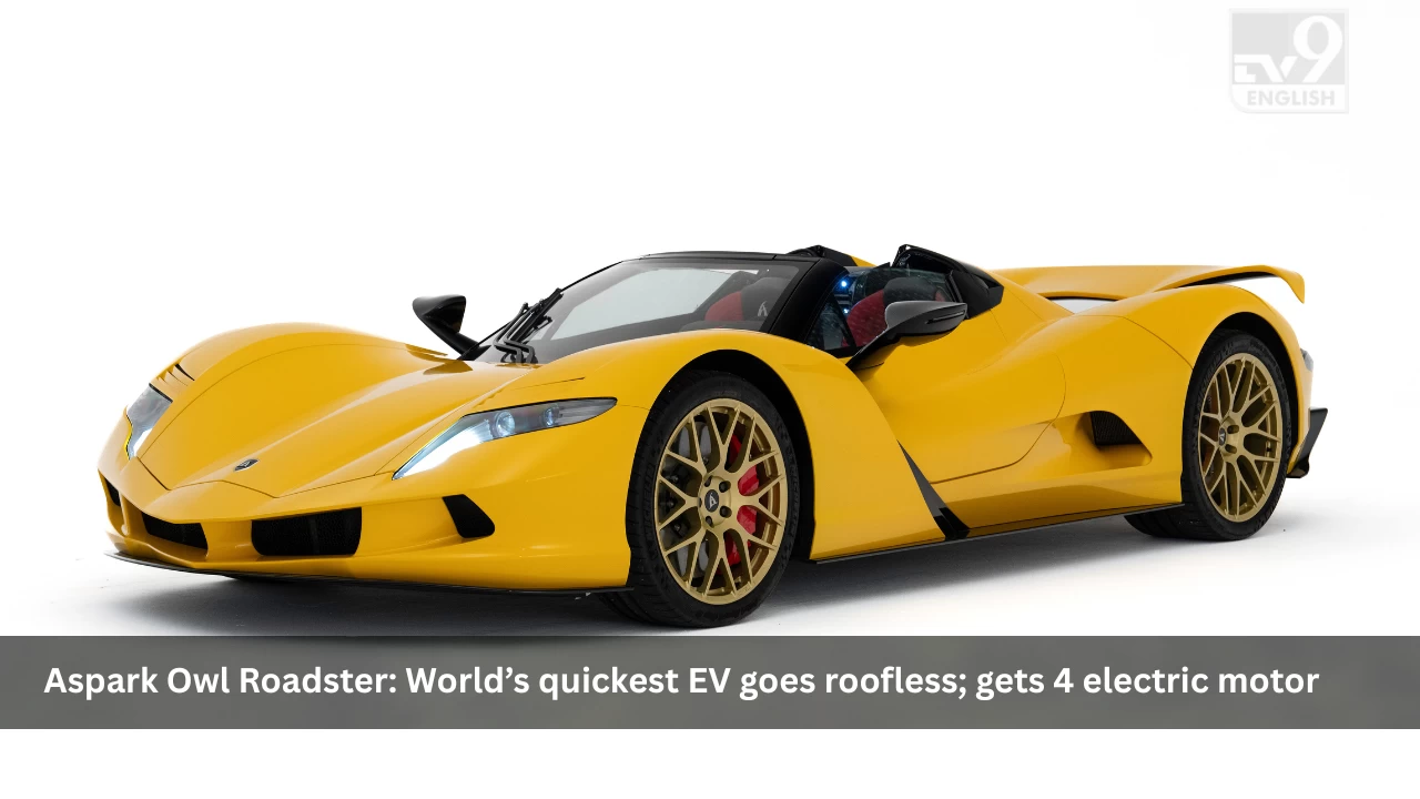 Aspark Owl Roadster is roofless