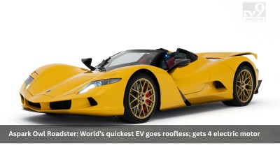 Aspark Owl Roadster is roofless