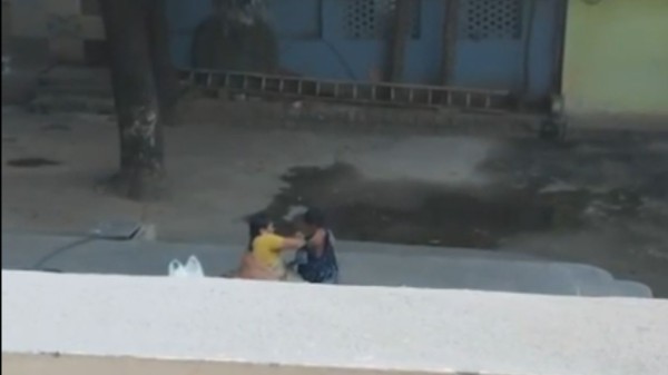 Based on the video evidence, the girl’s parents have lodged a complaint.