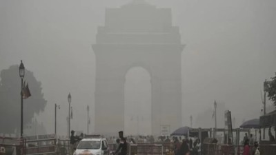 Delhi&#039;s AQI once again increased on Monday.