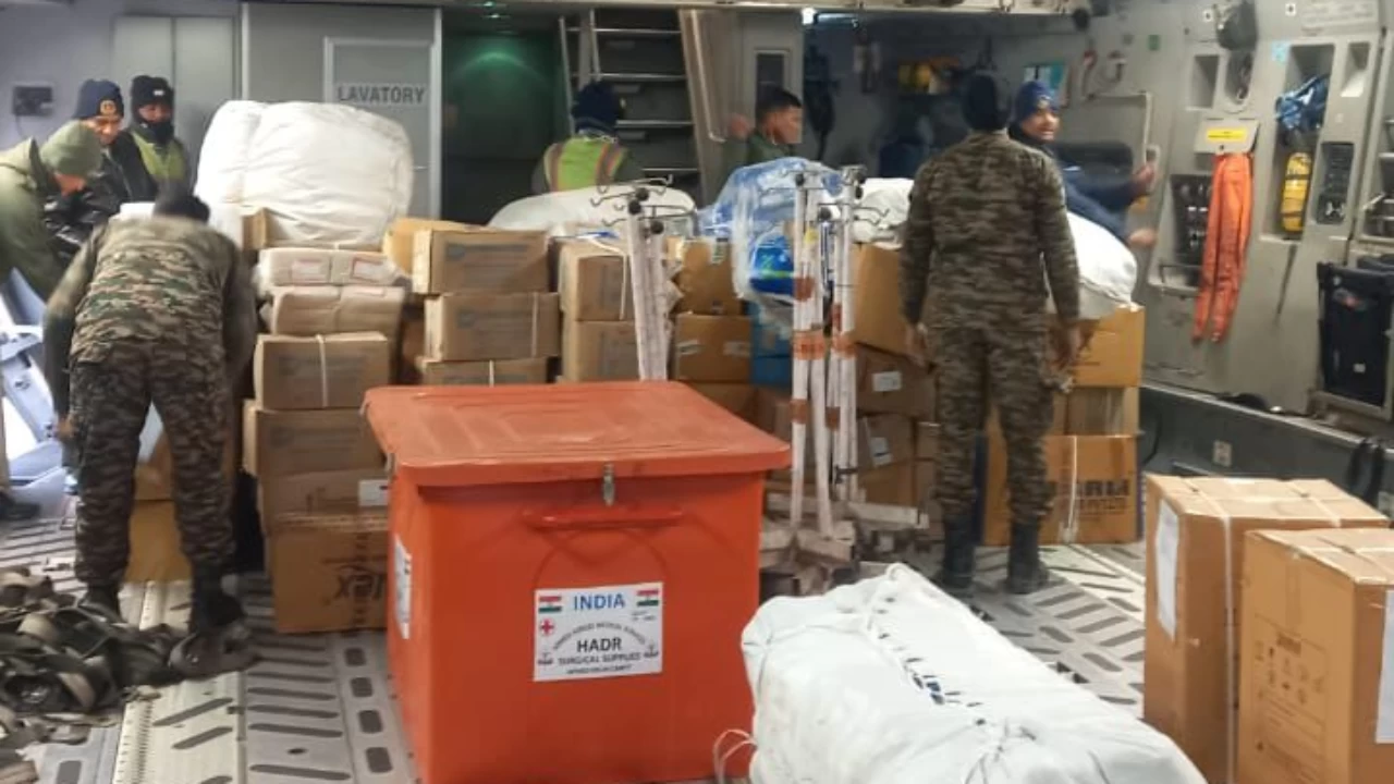 ​The medical team includes Advanced Dressing Stations (ADS) and Mobile Surgical Teams (MST), equipped with operation theatre, capable of conducting major and minor surgeries. It also has a dedicated facility to hold 20–30 patients at a time. (Photo credit: TV9 Network)