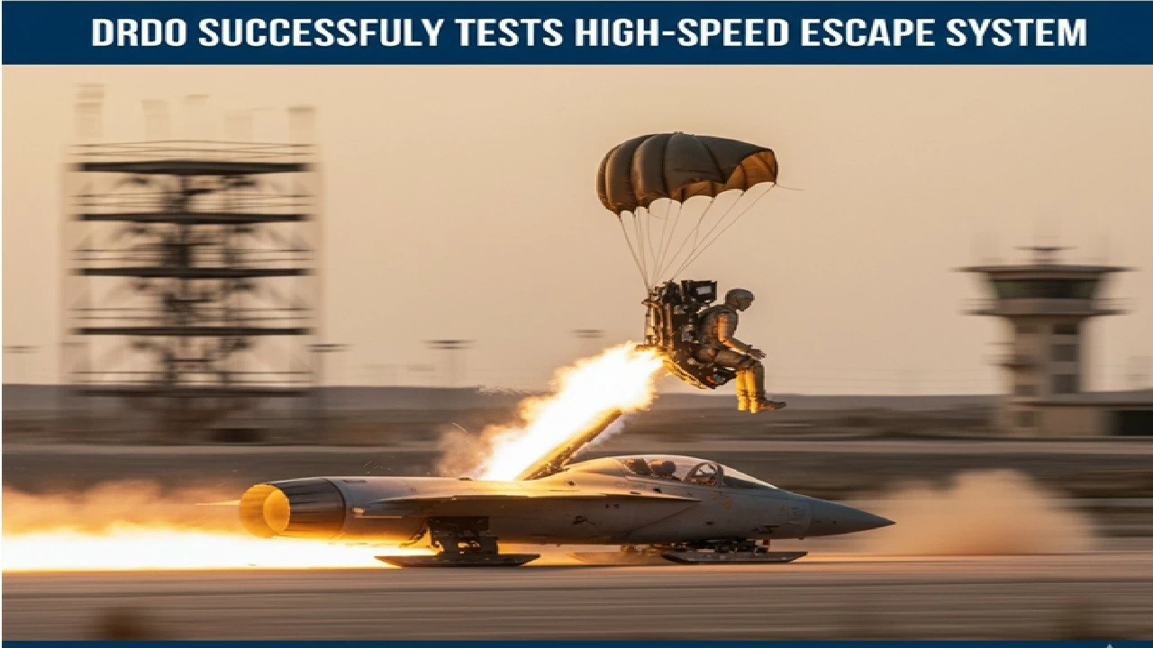 Dynamic ejection tests tend to be very complex, and they are a true metric to evaluate ejection seat performance. (Photo credit: Screengrab)