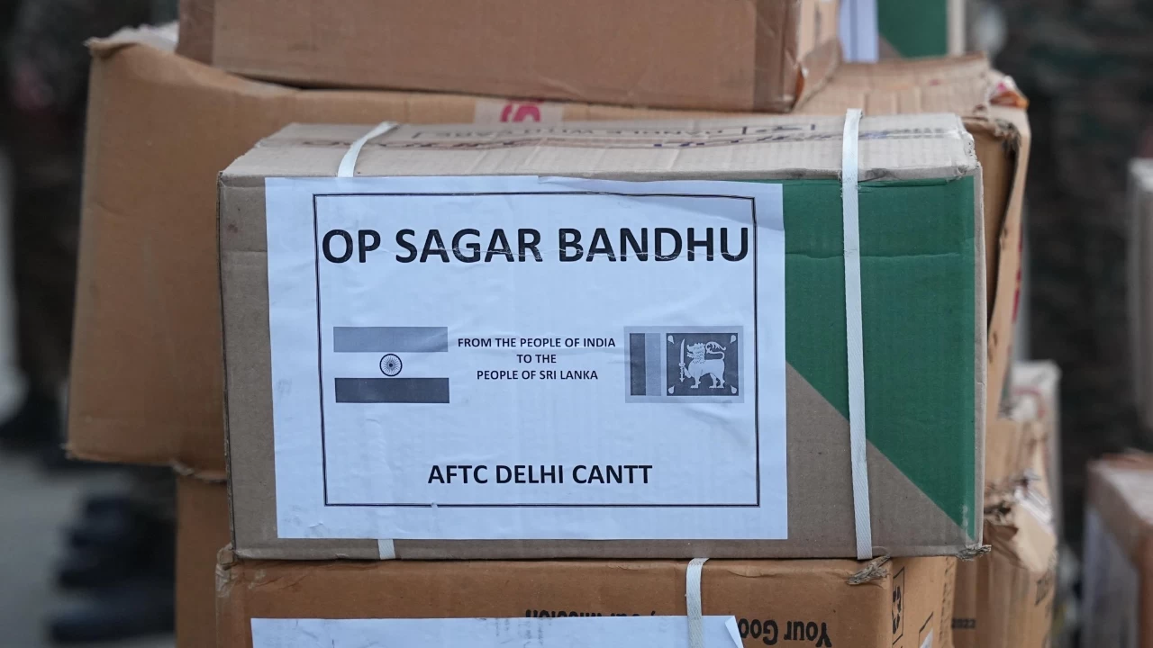 India has been sending aids to Sri Lanka damaged by floods. (Photo credit: X)
