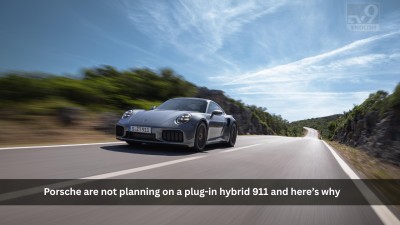 Porsche are not planning on a plug-in hybrid 911