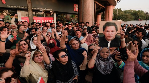 PTI leaders have cautioned that the party’s protest will intensify if the government continues to withhold access to Imran Khan lodged in Adiala Jail in Rawalpindi. (Reuters)