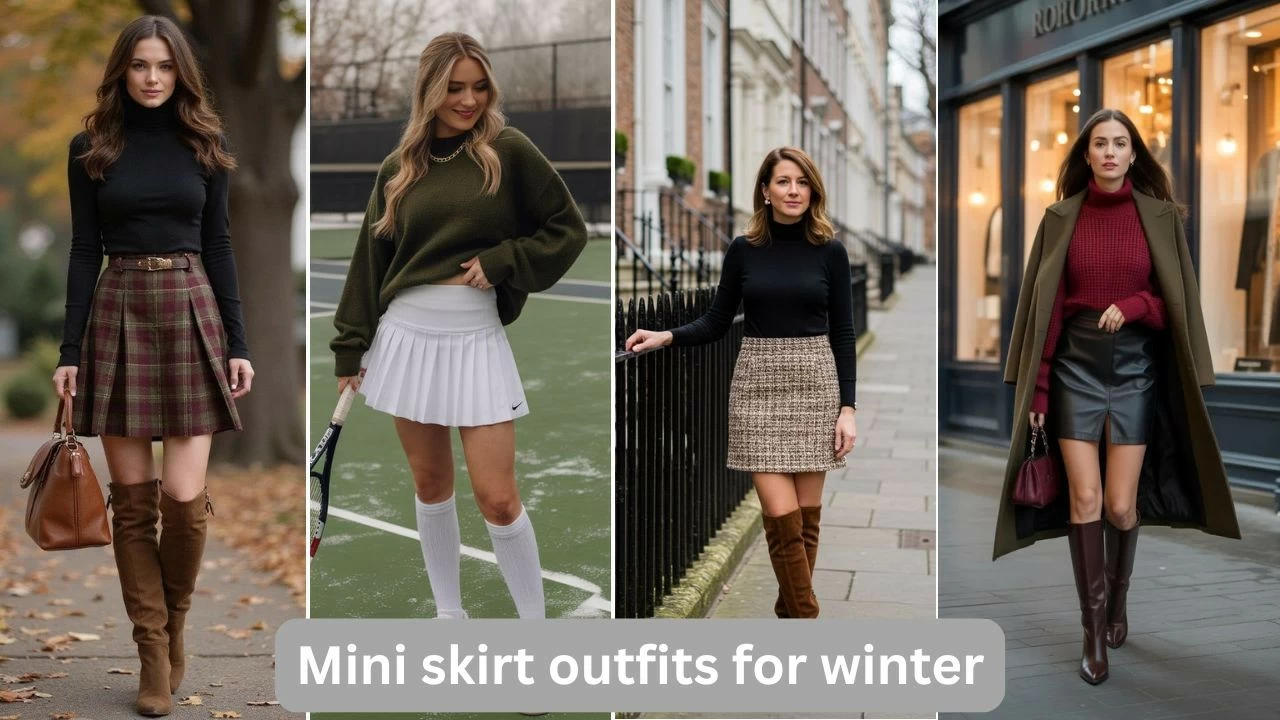 How to style mini skirt in winter: Smart ways to stay warm and stylish (Picture credit: Pinterest)