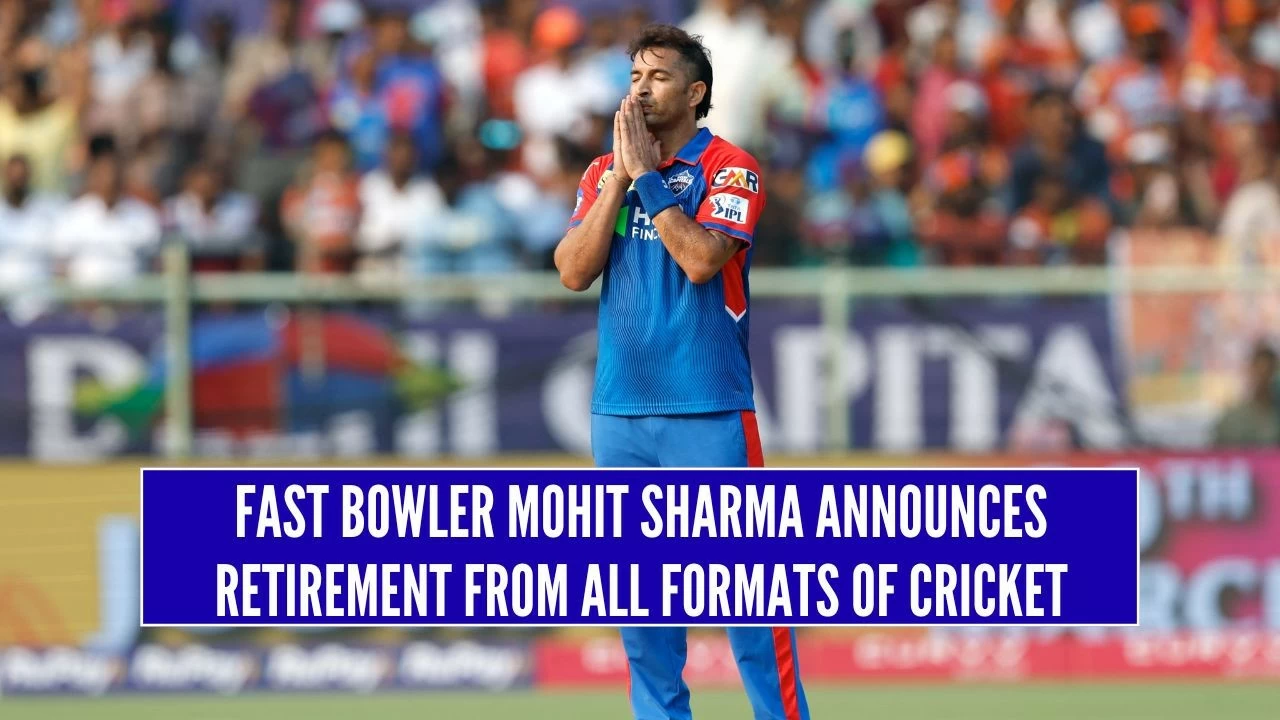 Mohit Sharma announces retirement from all formats of cricket.