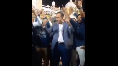 The officers present at the celebration attributed their success to the SDM’s presence and cheerful attitude. (Photo credit: Screengrab)