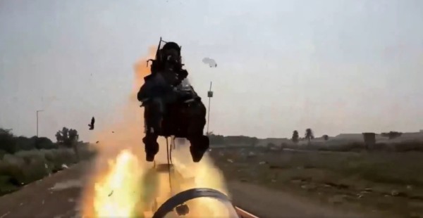 DRDO successfully conducted a high-speed rocket-sled test of an indigenous fighter aircraft escape system at 800 km/h.