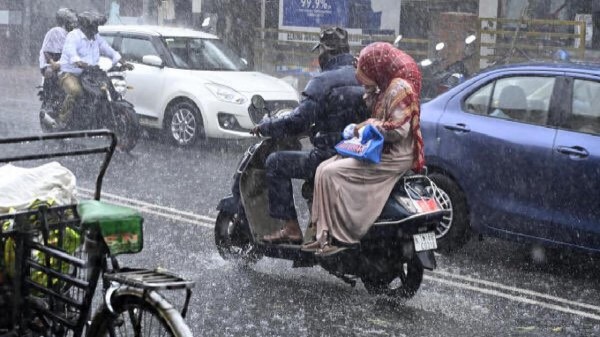 Along with the rainfall, land winds blowing at speeds of up to 45 kmph are predicted across Tamil Nadu and Puducherry. For Chennai specifically, the forecast suggests moderate rainfall.