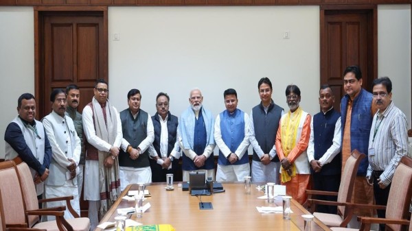 West Bengal BJP MPs roth PM Modi on Tuesday.