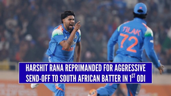 IND vs SA: Harshit Rana sanctioned for breaching ICC code of conduct in 1st ODI